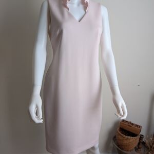 Calvin Klein Elegant Sleeveless Pink Dress